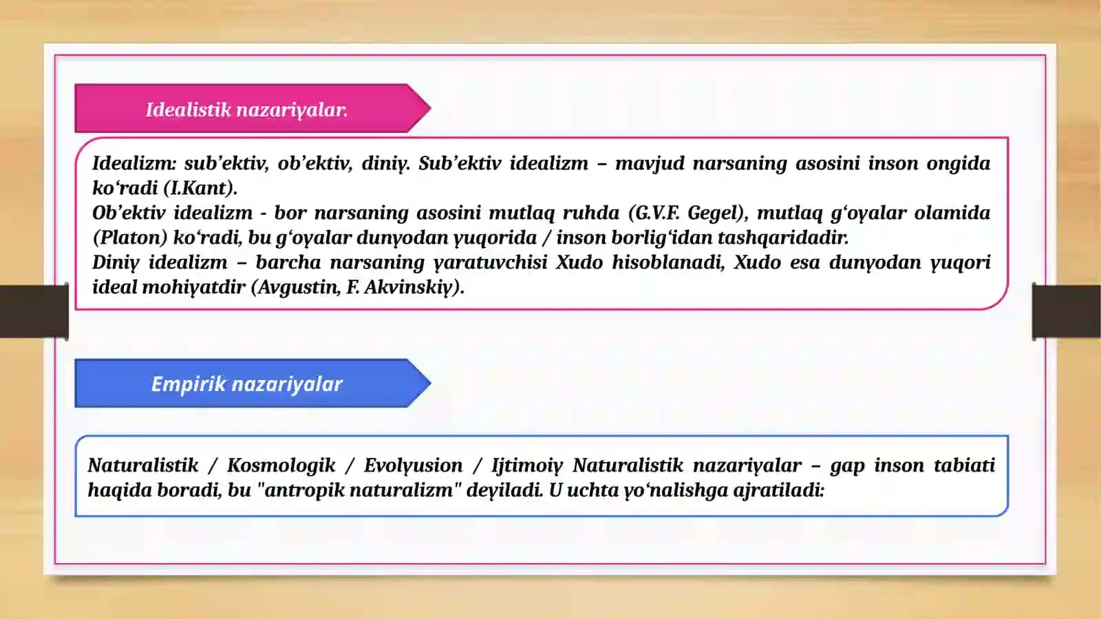 AXLOQIY TA'LIMOTLAR TARIXI 3