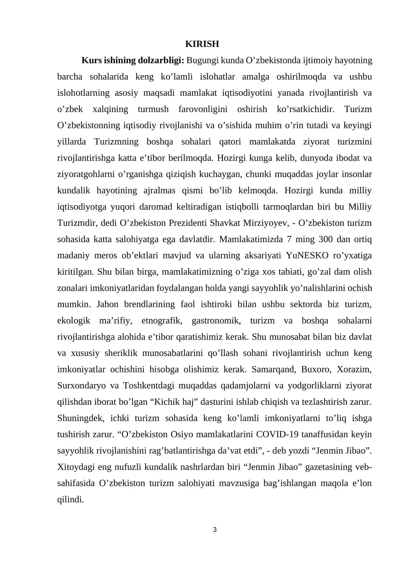 Turizm mahsulotlarida istemolchilar tasnifi 3