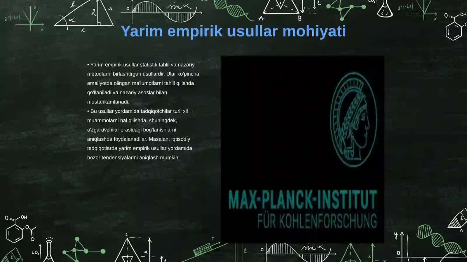 Yarim empirik usullar 3