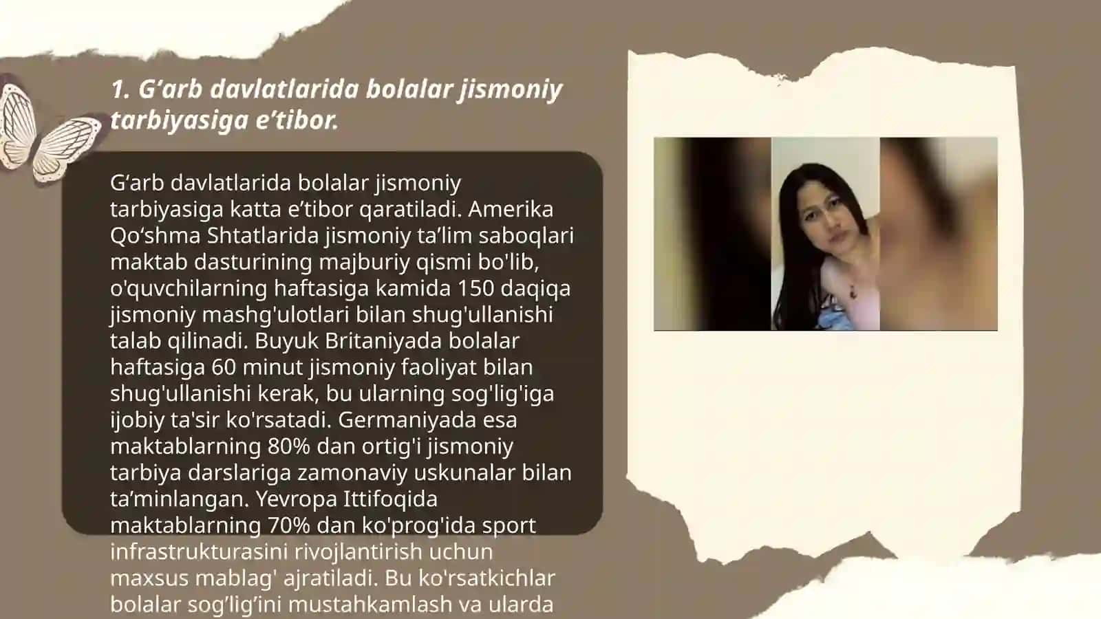 Gʻarb davlatlari va mutafakkirlarining bolalar jismoniy tarbiyasi haqidagi qarashlari va tajribalari 3