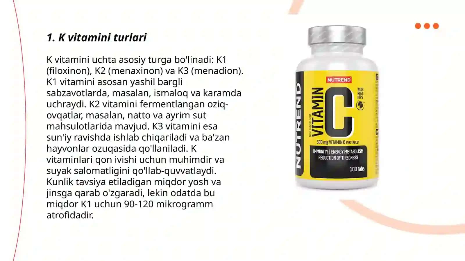 K vitamini haqida ma'lumot 3