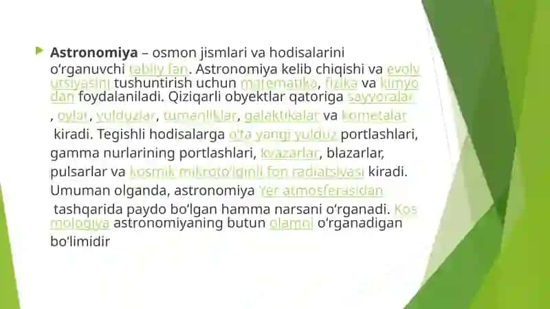 Umumi astronomiya fani 3