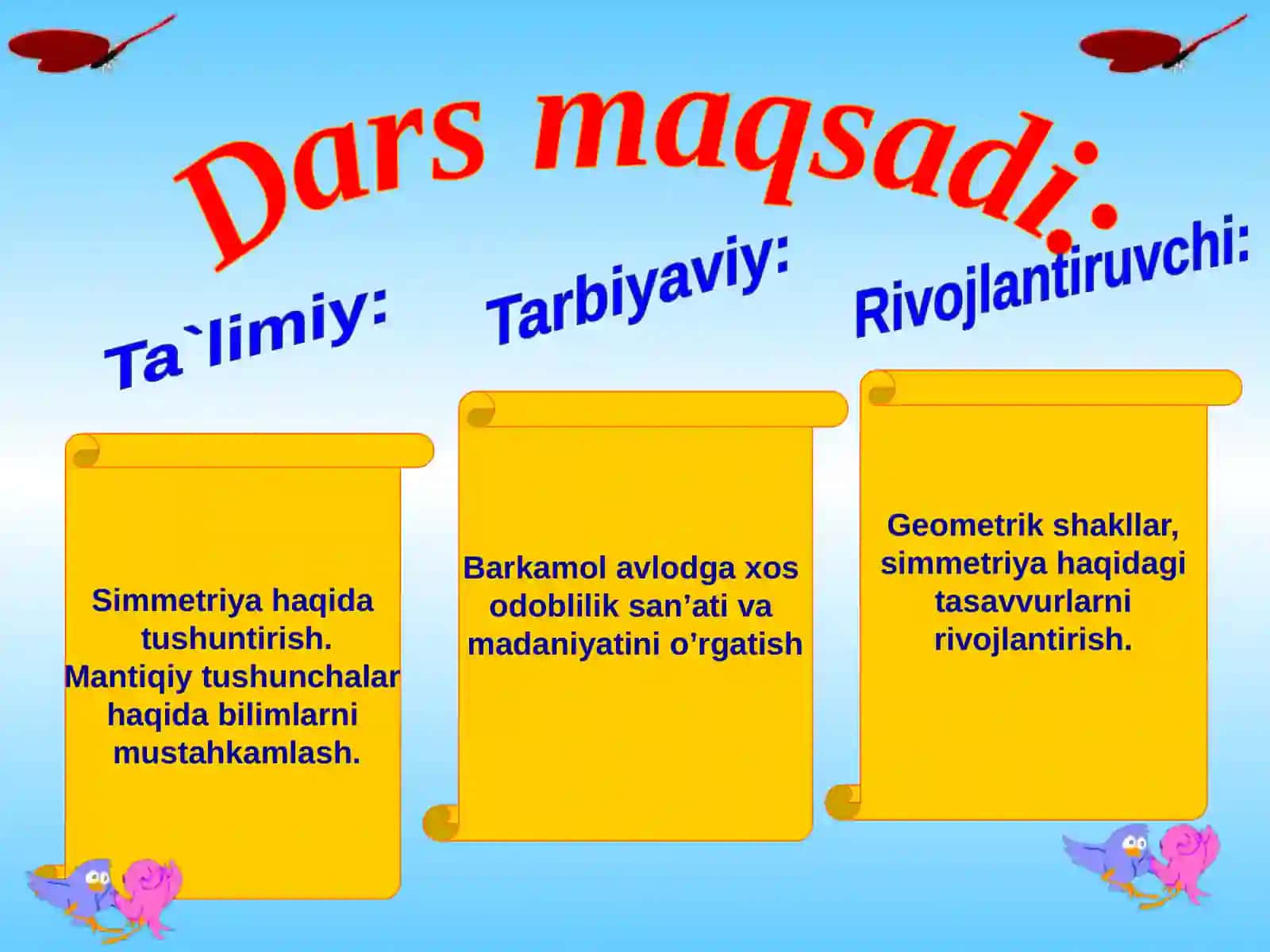 Simmetriya dars ishlanmasi 3