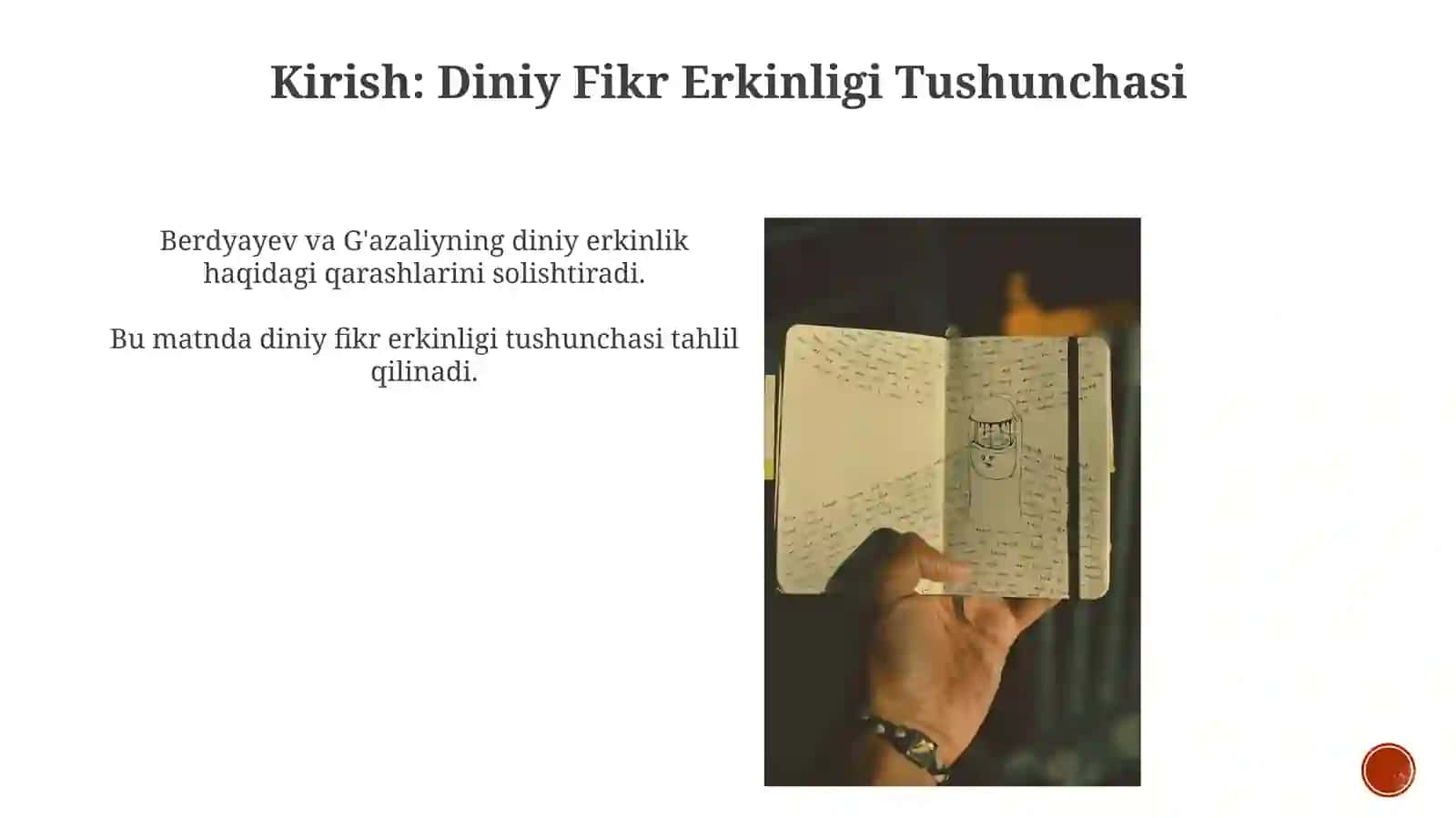 Dinvahurfikrlilik.Berdyaevningdiniyhurfikrlilikg'oyalariniG'azzoliyg'oyalaribilanqiyoslash 3