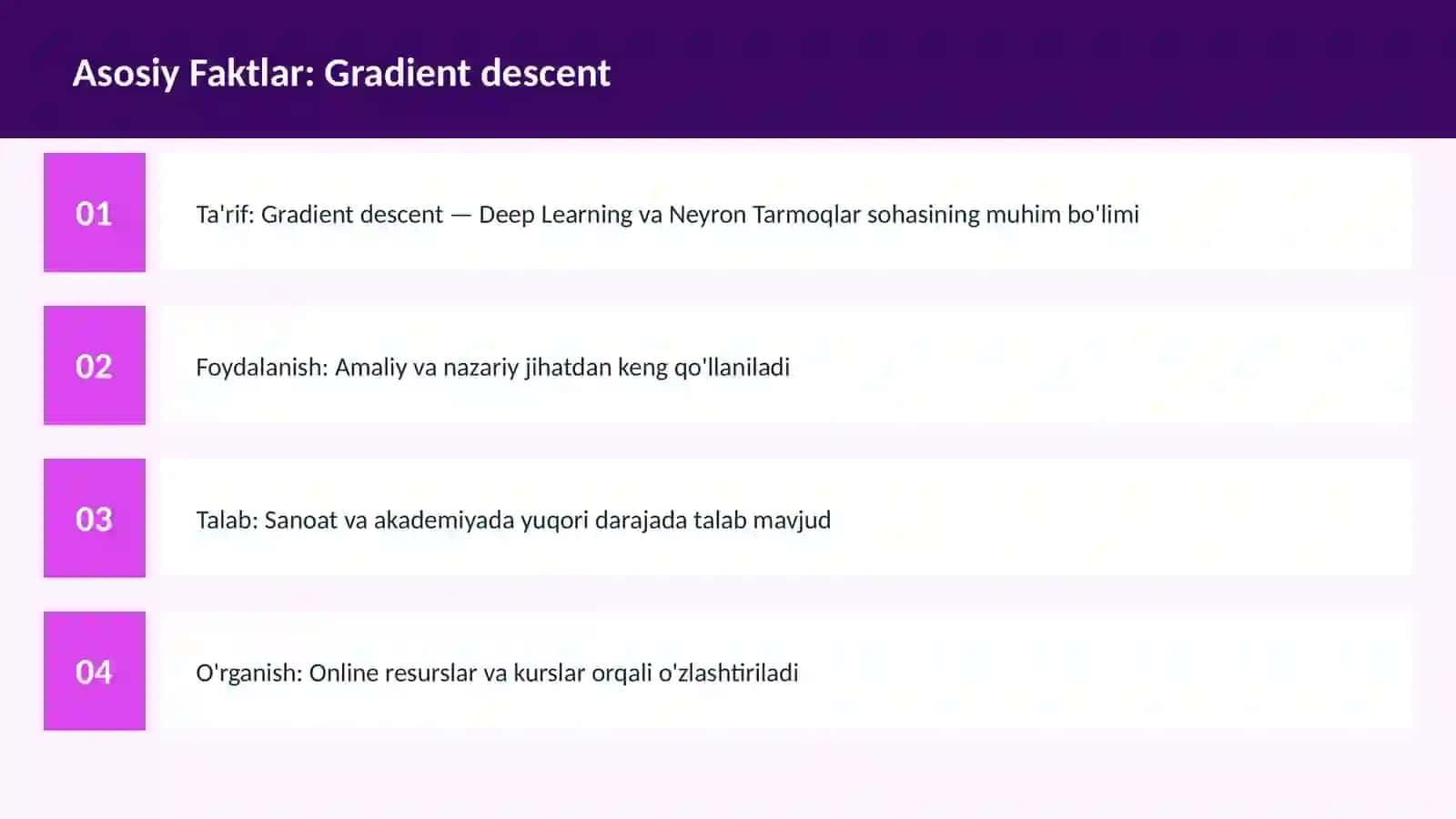 AI | DEEP LEARNING VA NEYRON TARMOQLAR 3