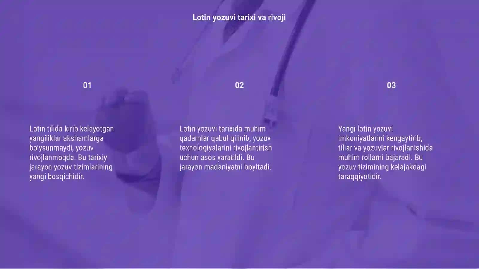 Lotin tilida kirib kelayotgan yangiliklar 3