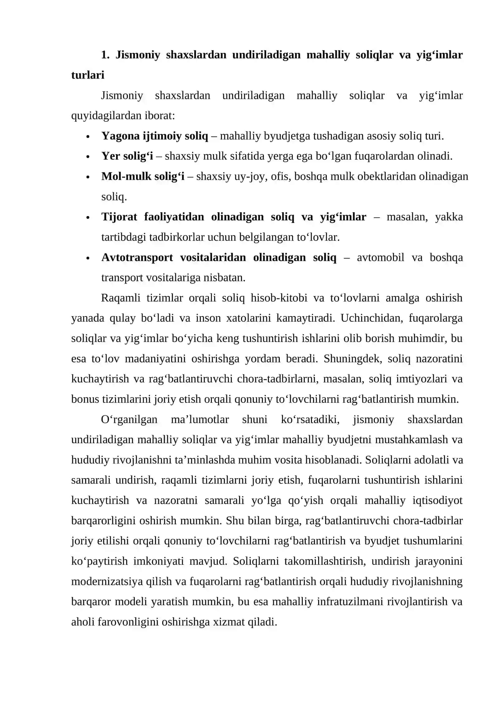 Mahalliy Soliqlar va Yig‘imlar 3