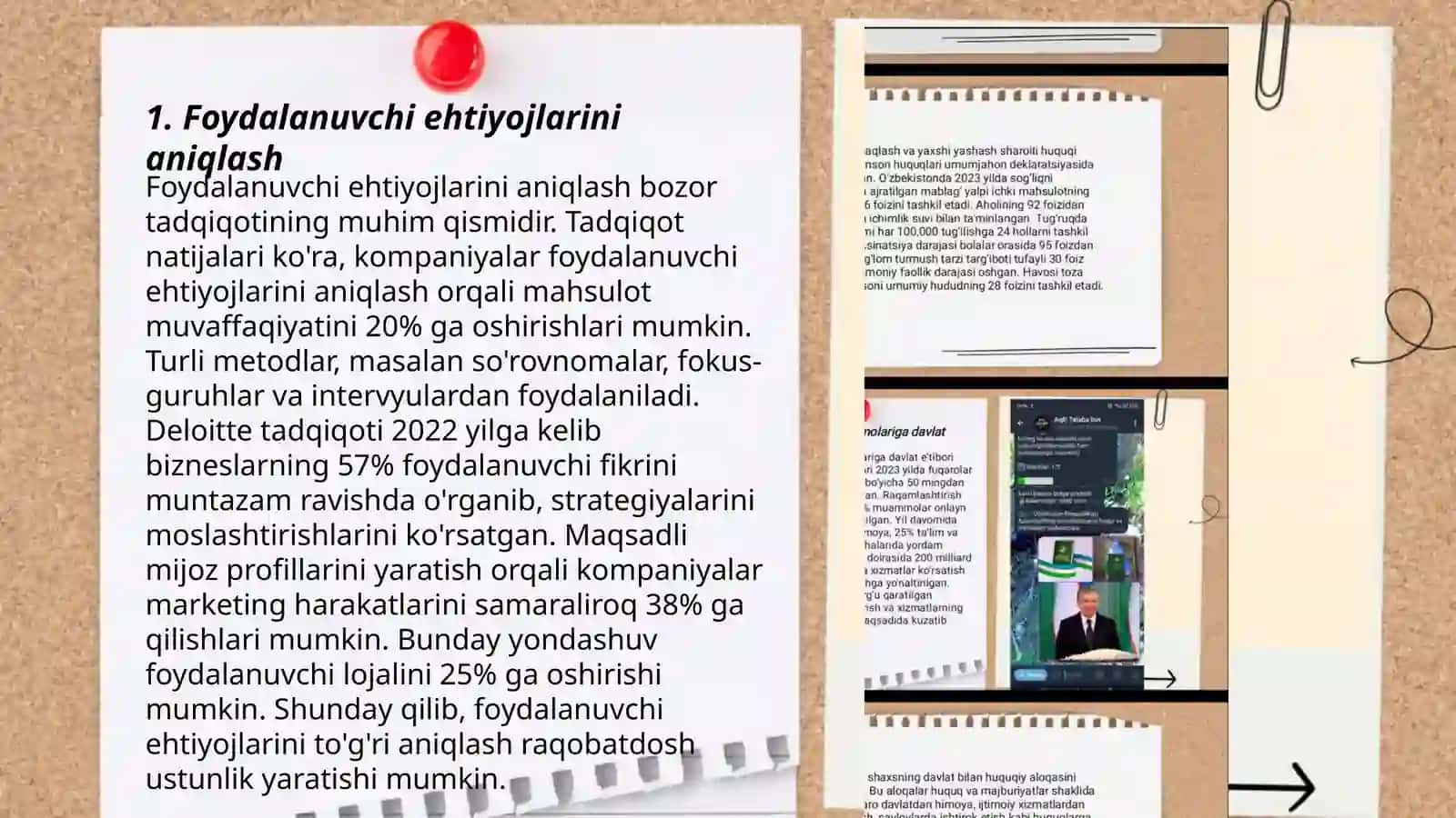 Foydalanuvchi ehtiyojlarini aniqlash 3