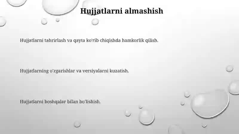 Hujjatlar ustida ishlash tartiboti 3