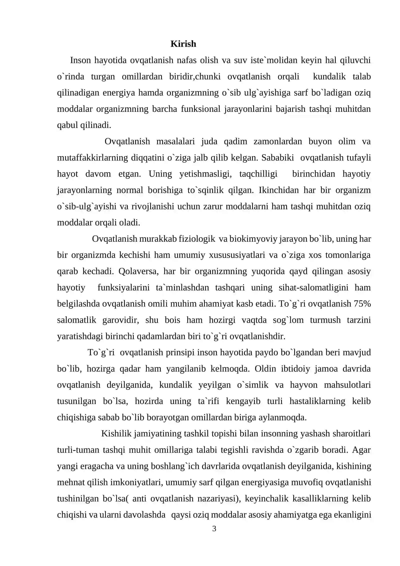 Sog`lom ovqatlanish va uning fiziologik asoslari 3