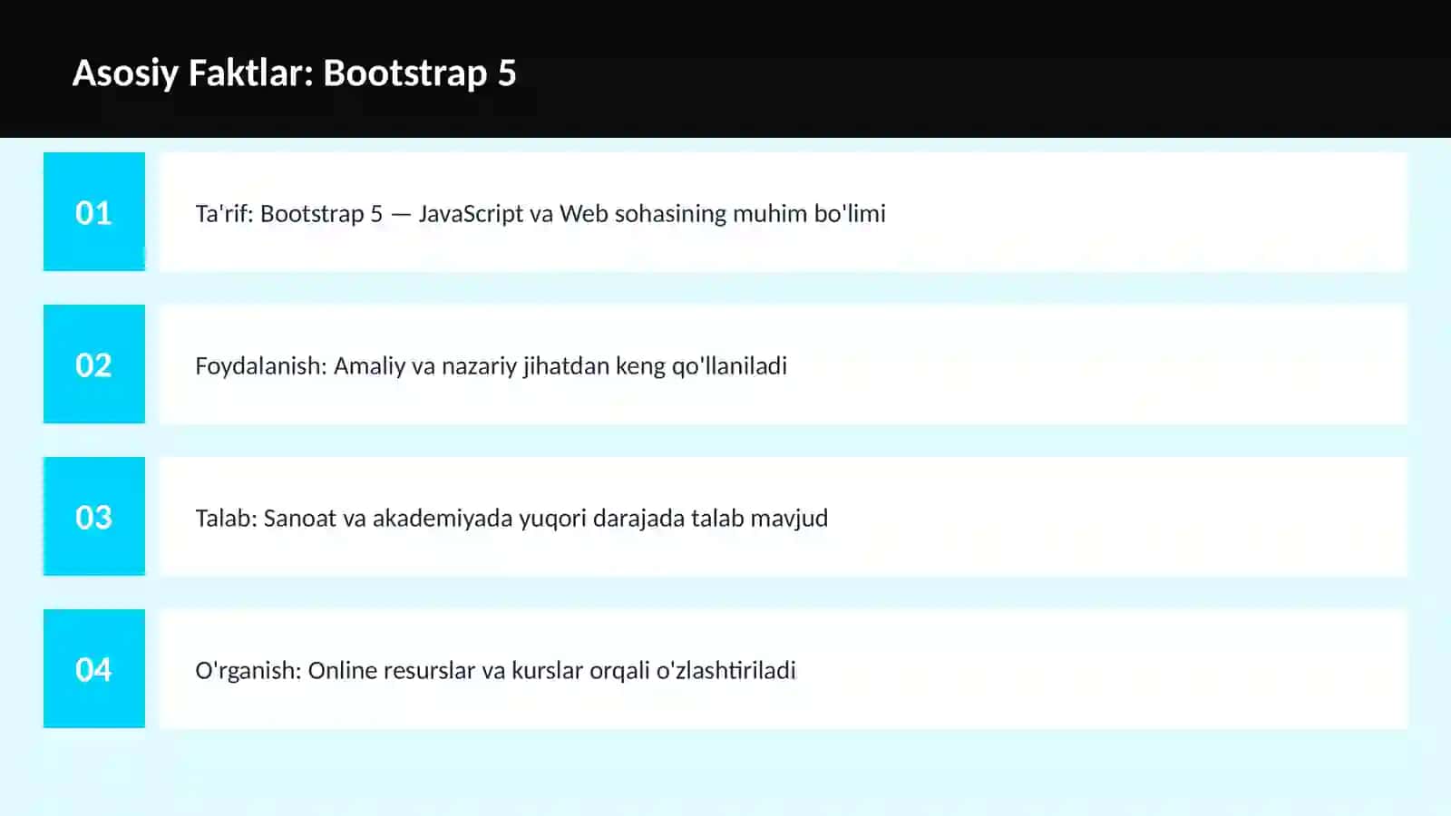 DASTURLASH | JAVASCRIPT VA WEB 3