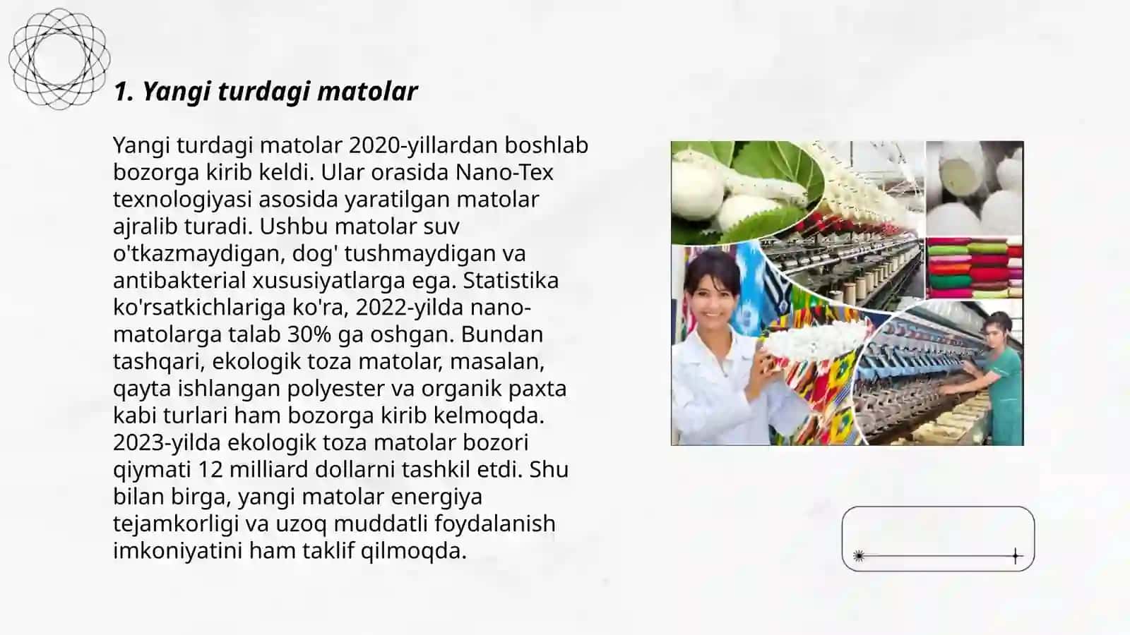 Yangi turdagi matolar 3