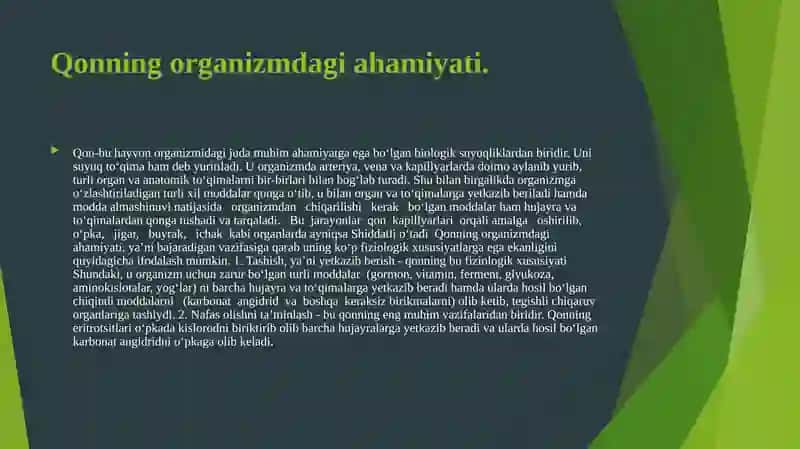 Qonning osmotik, onkotik bosimlari va phi. Qonning himoya funksiyasi va ivishi 3