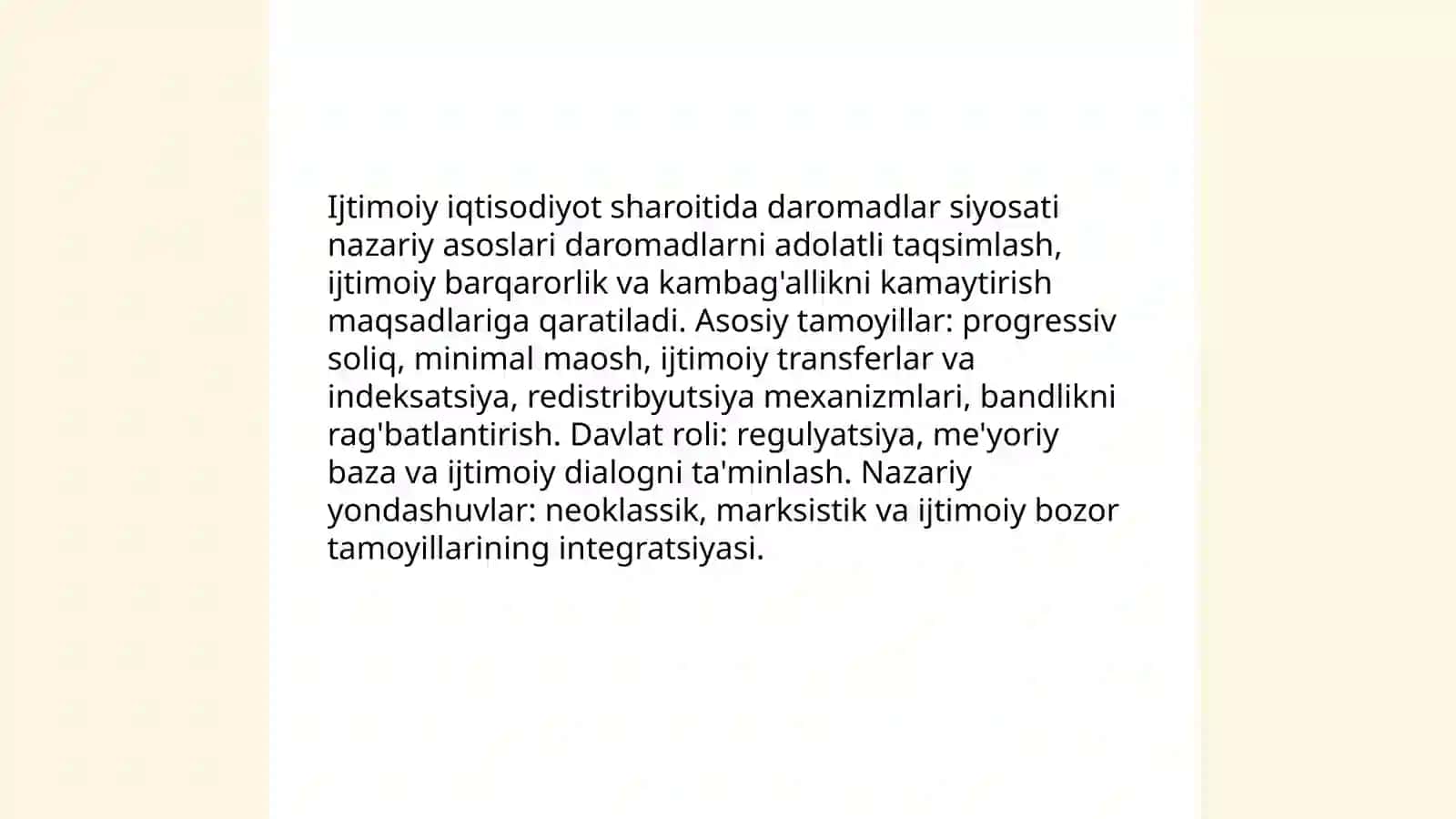 Ijtimoiy iqtisodiyotning shakllanishi sharoitida daromadlar siyosati 3