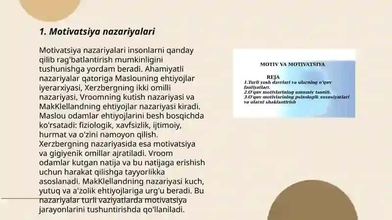 Motivatsiya nazariyalari 3