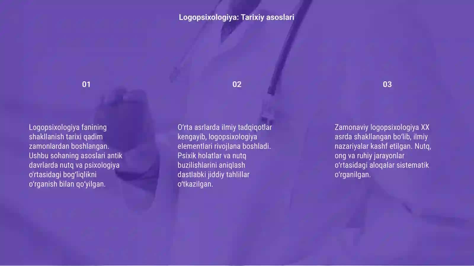 Logopsixologiya fanining shakllanish tarixi 3