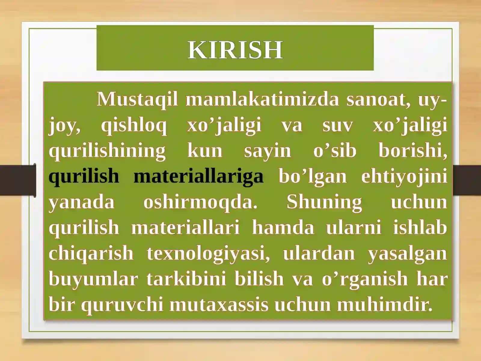 Yo‘lqurilish materiallari va mahsulotlarining ekspluatatsionishonchliligi baholash 3