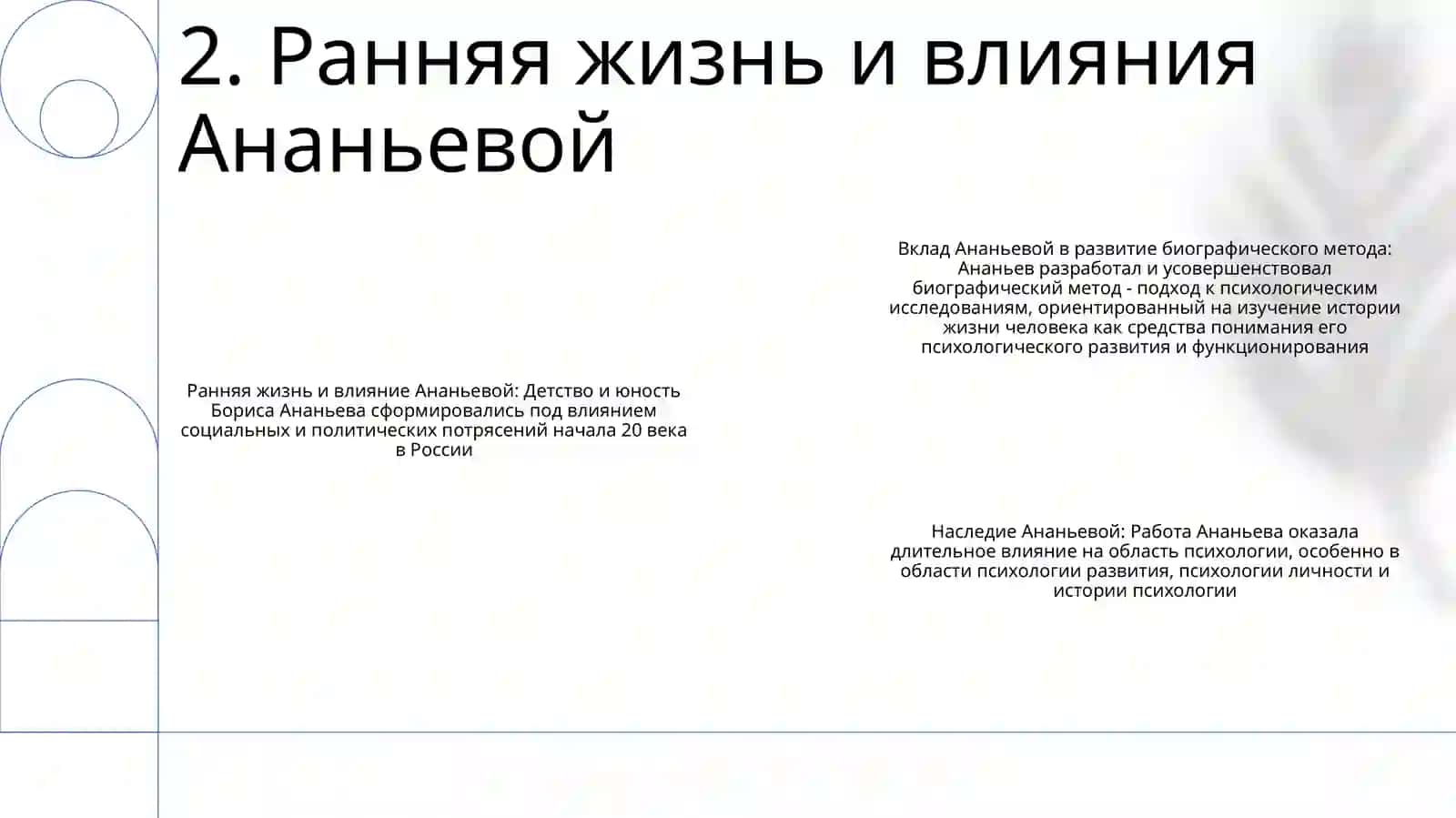 Вклад Б.Г. Ананьева В Развитие Биографического Метода 3