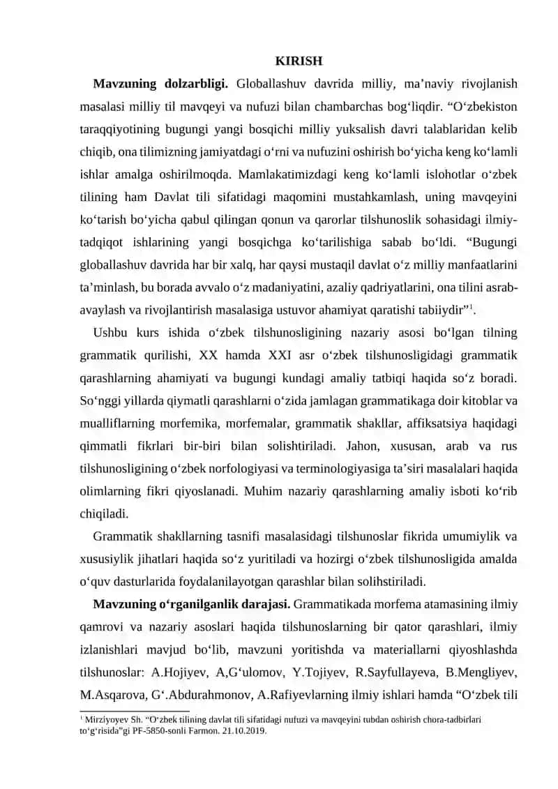 O‘ZBEK TILSHUNOSLIGIDA GRAMMATIK SHAKLLAR TASNIFI 3