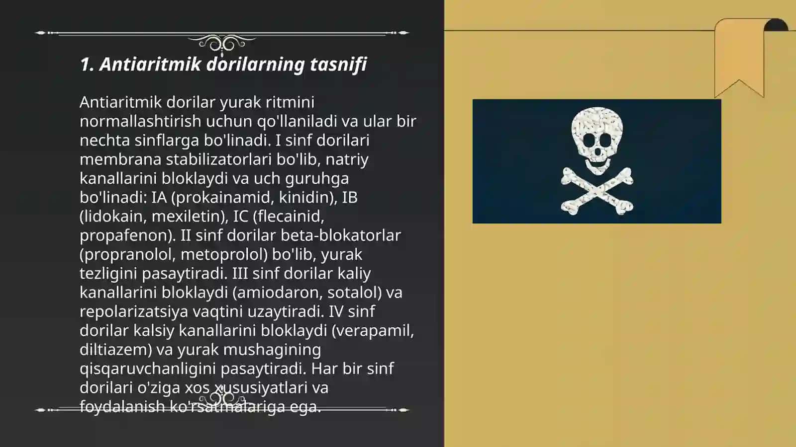 Antiaritmik dori vositalari 3