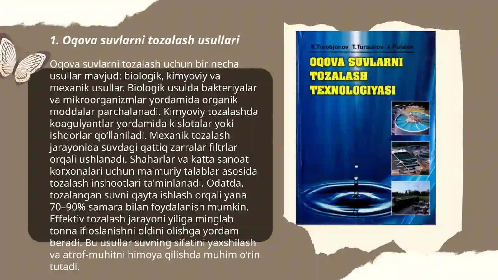 Oqova suvlarni mikroorganizmlar bilan tozalash texnologiyasi 3