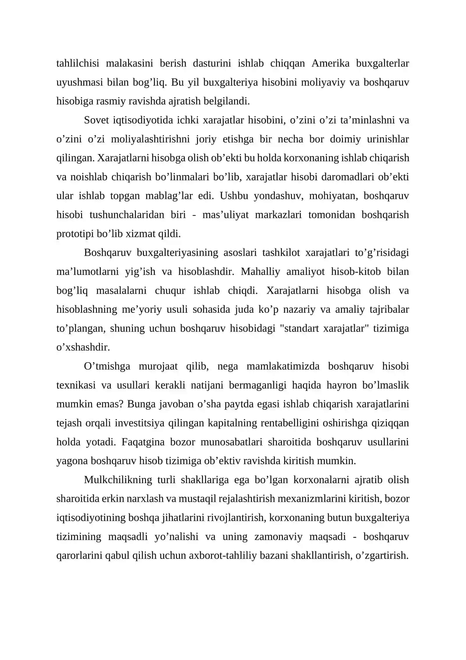 Boshqaruv hisobining maqsadi va vazifalari 3