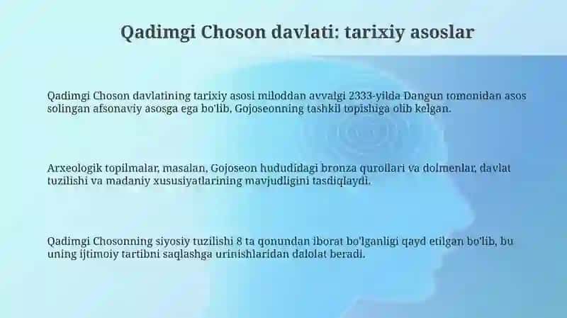 Qadimgi ChosondavlativaDangunafsonasiningtarixiyasosi 3