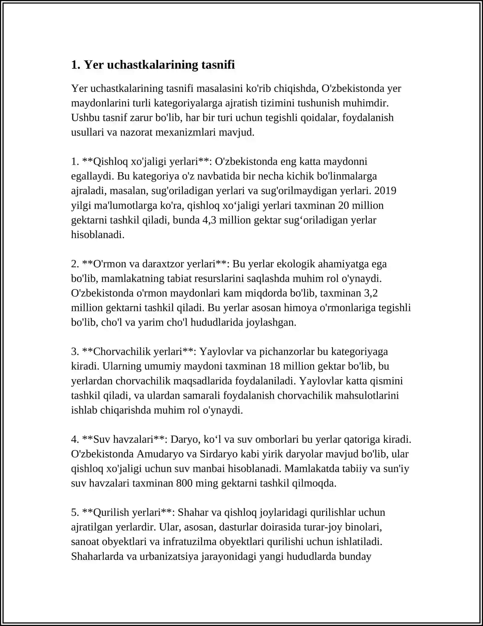 SHAHAR YERLARI MIQDORINI HISOBGA OLISH TARTIBI 3