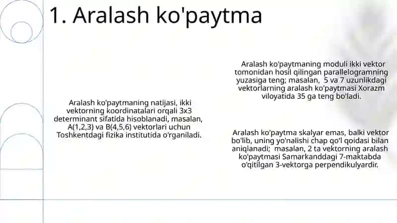 Fazoda vektorlar nazaryasi 3
