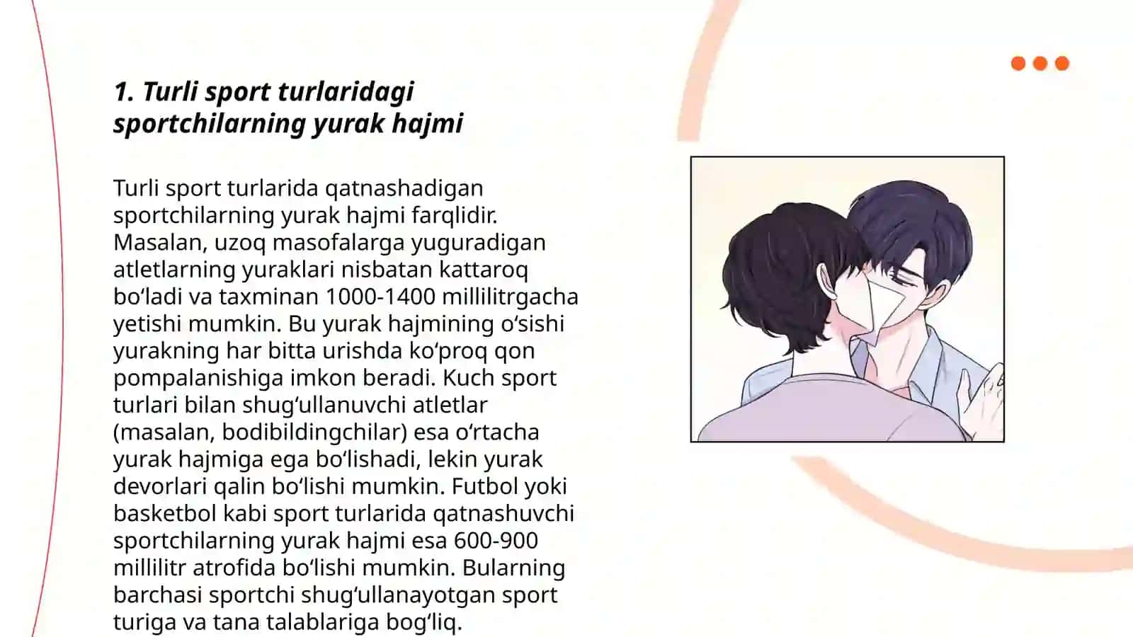 Turli sportchilarning yurak qon tomir sistemasining xususiyatlari 3