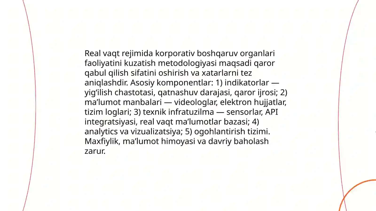 Korporativ tuzilmalarda organlar faoliyatining real kuzatuvi asosida amaliy tahlil tayyorlash 3