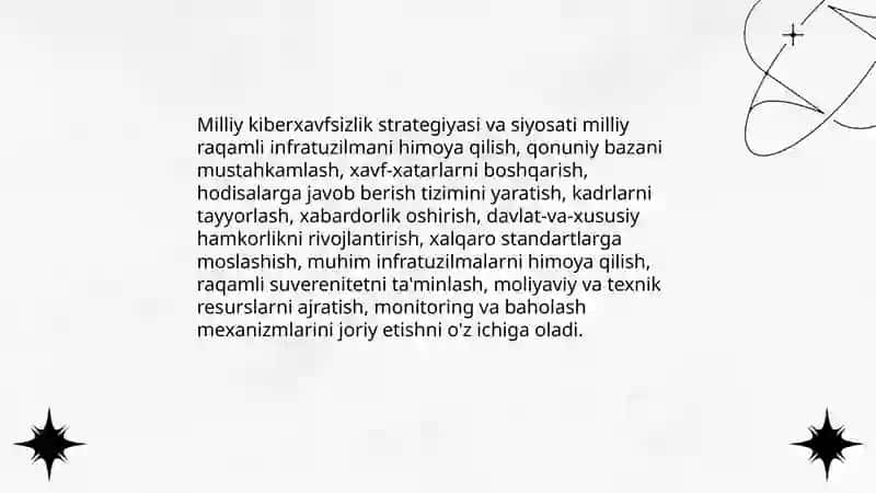 Milliy va xalqaro darajada kiberxavfsizlik 3