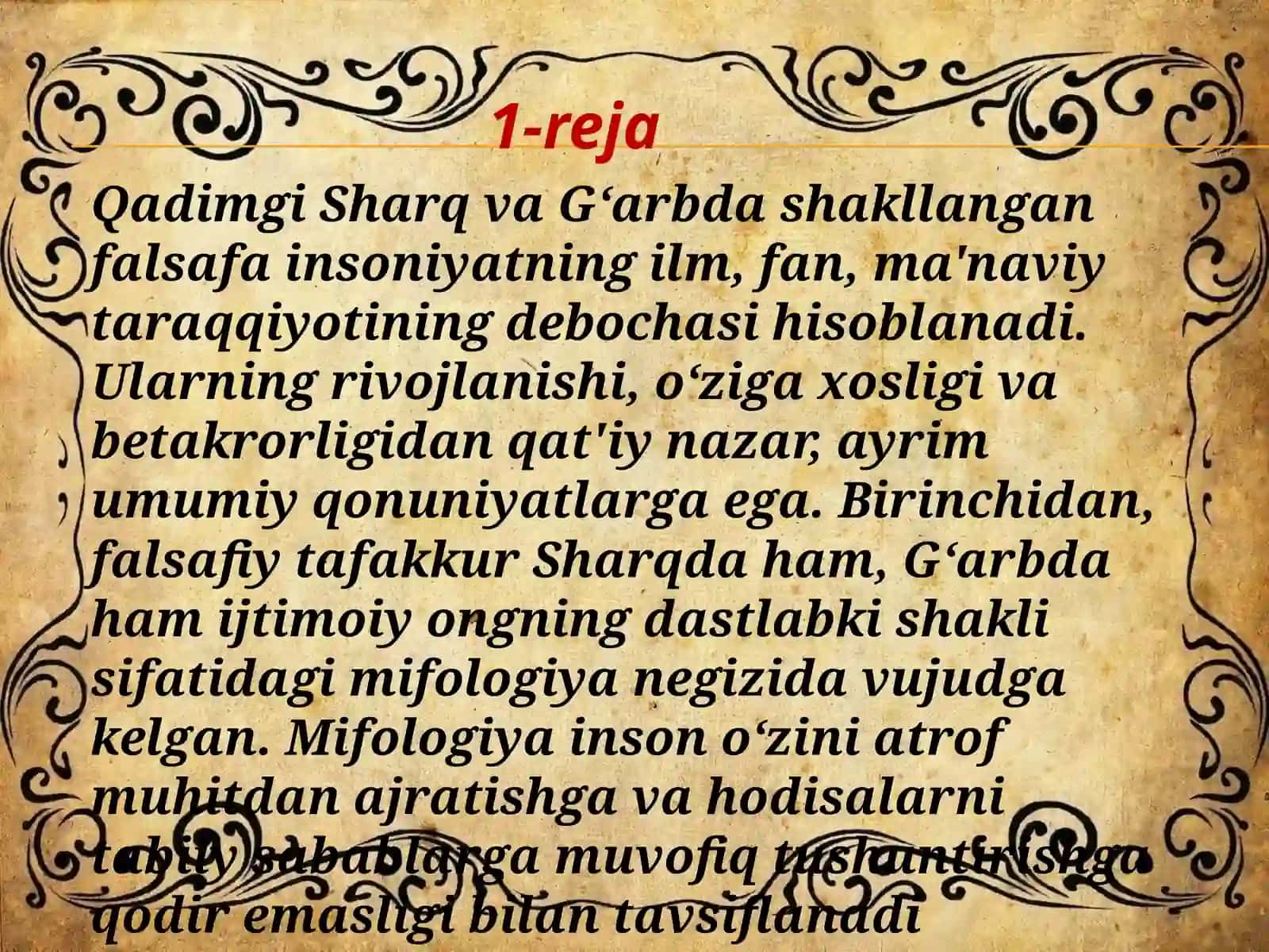 Falsafiy taraqqiyotning bosqichlari 3