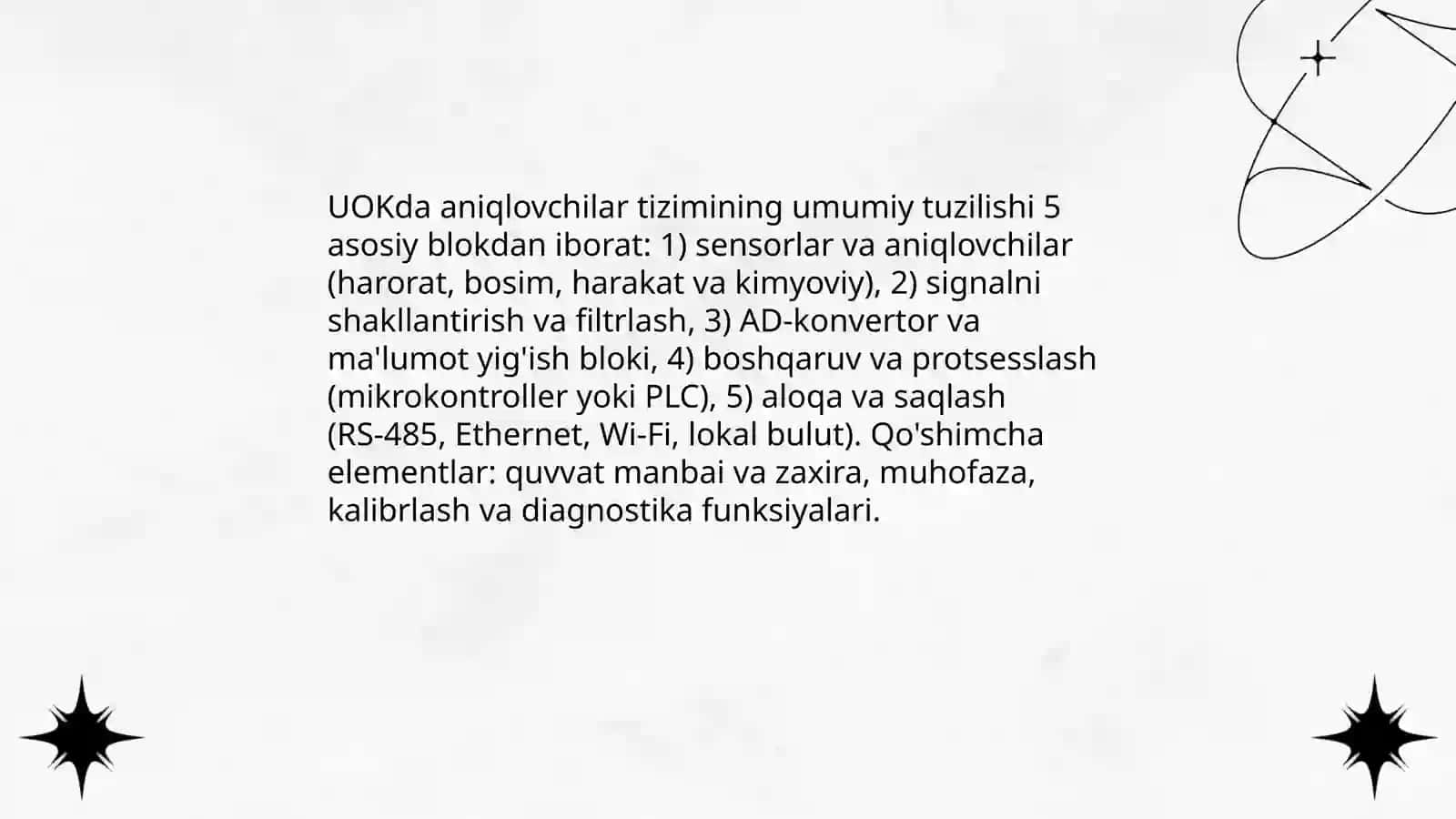 UOKda aniqlovchilar tizimi va ulardan foydalanish 3