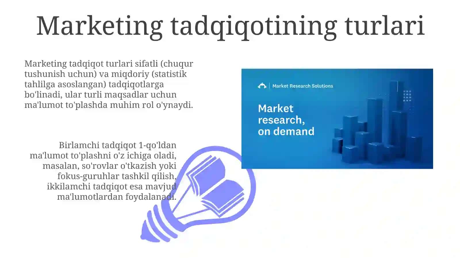 Marketing tadqiqotlari turlari 3