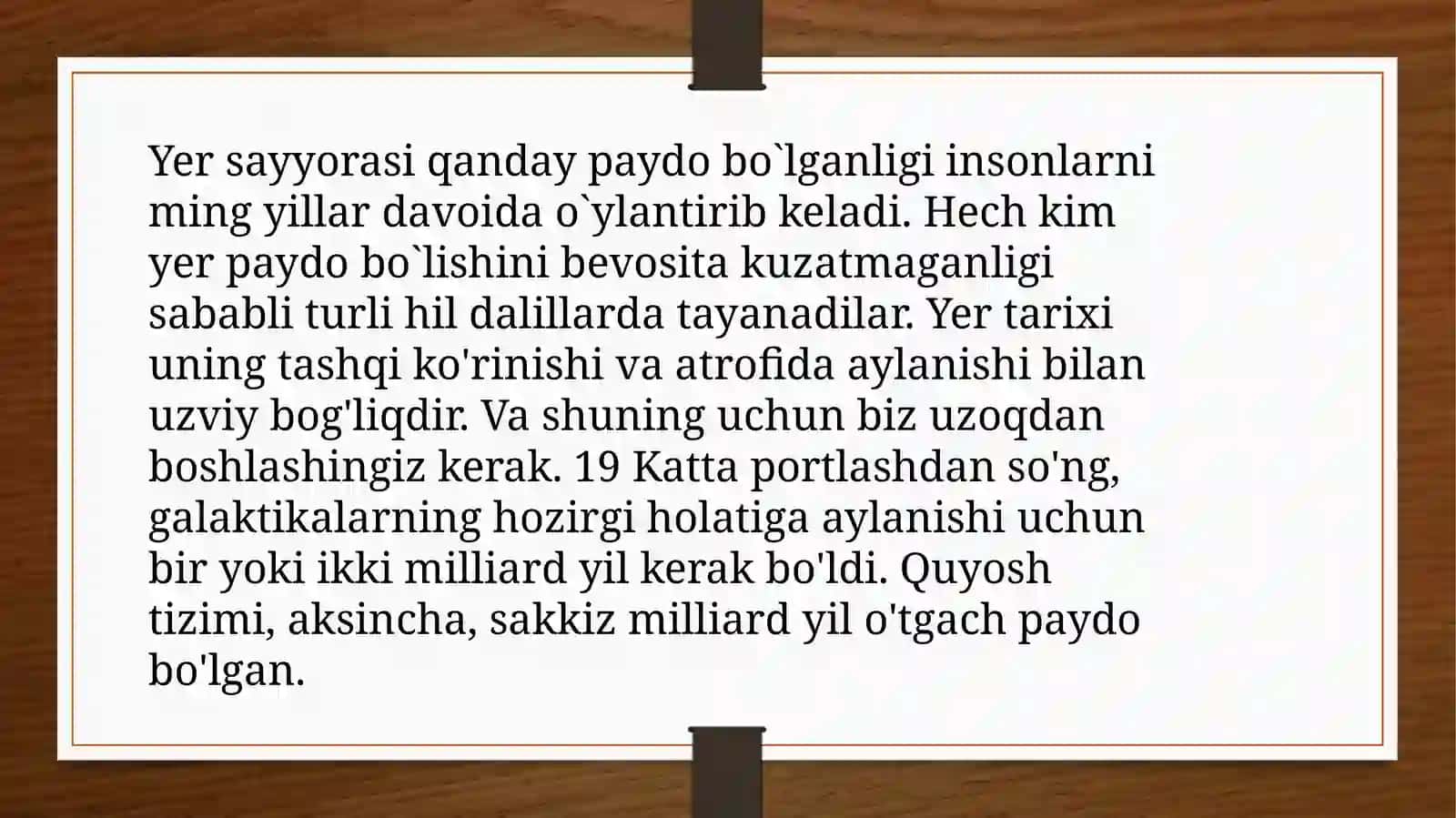 Yerdagi hayotning paydo bo'lishi 3