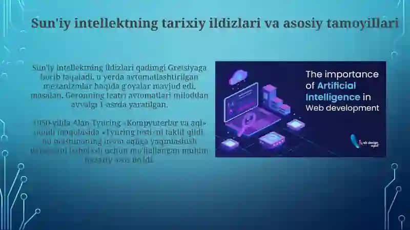 Suniy inteliktni rivojlanish tarixi 3