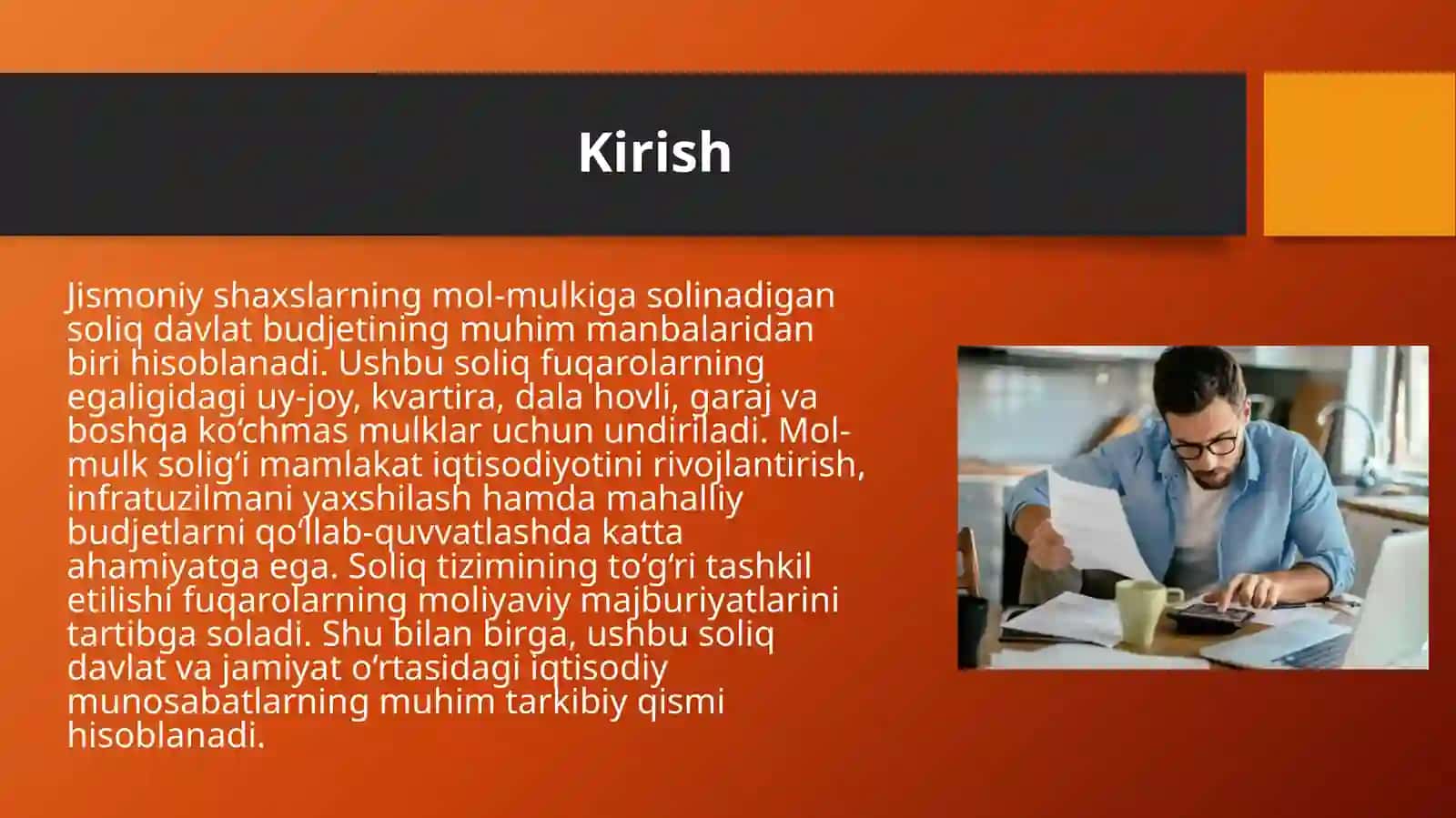 Jismoniy shaxslarning mol-mulkiga solinadigan soliq. 3