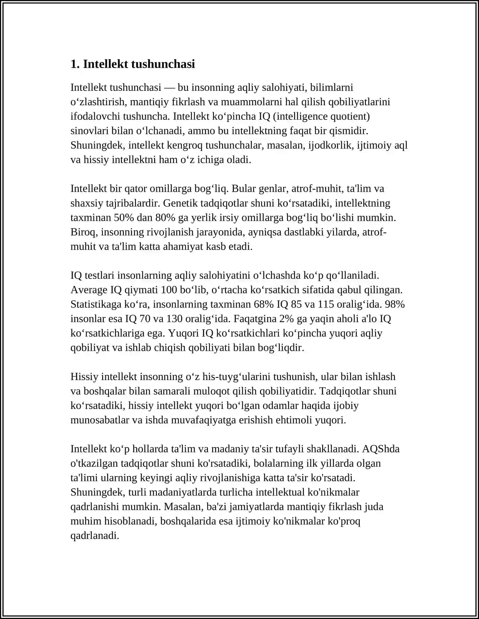 INTELLEKT VA KREATIVLIK NAZARIYALARI 3