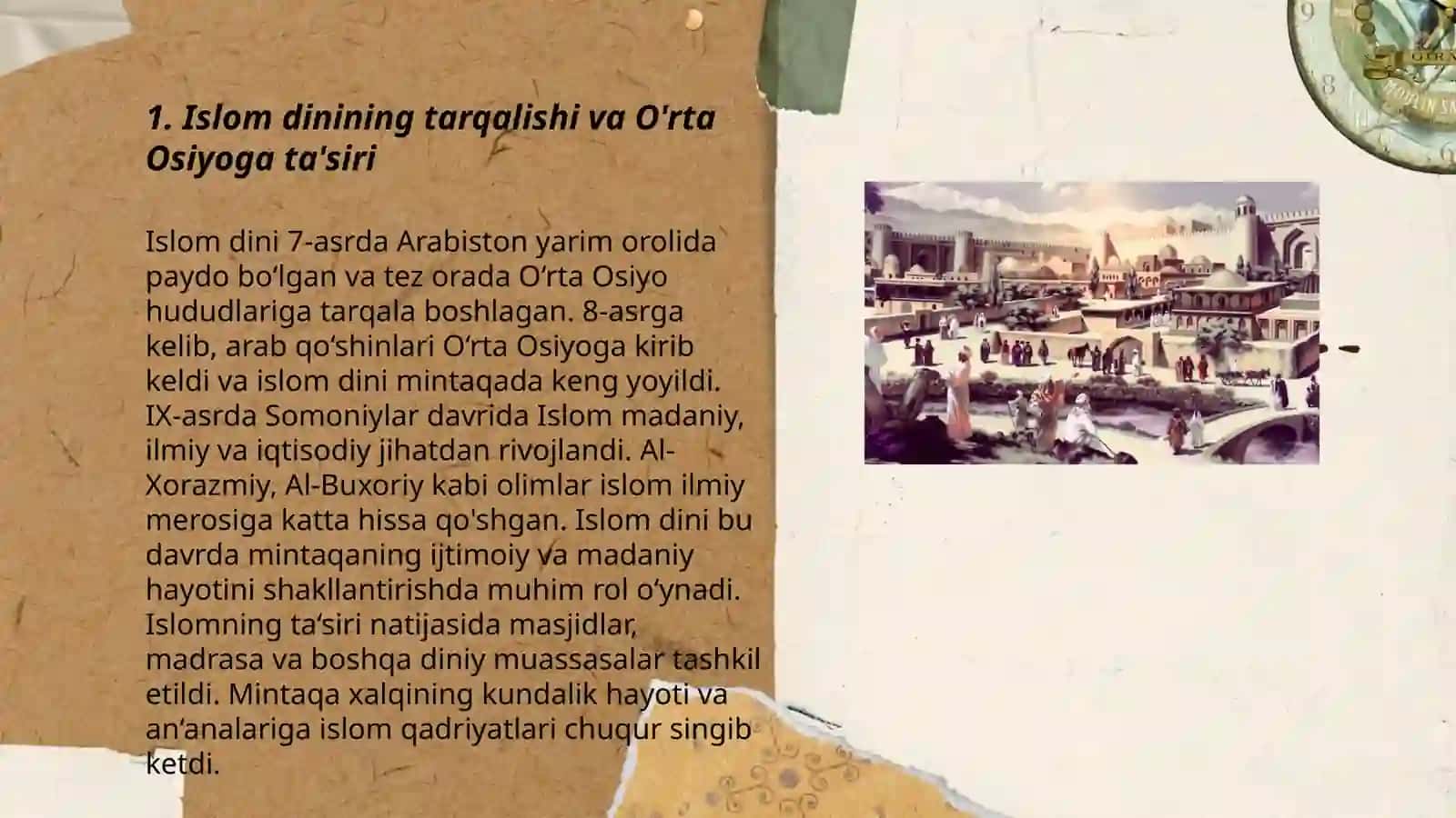 O’rta Osiyoning IX-XIII Asrlar tarixiga oid manbalar tahlili 3
