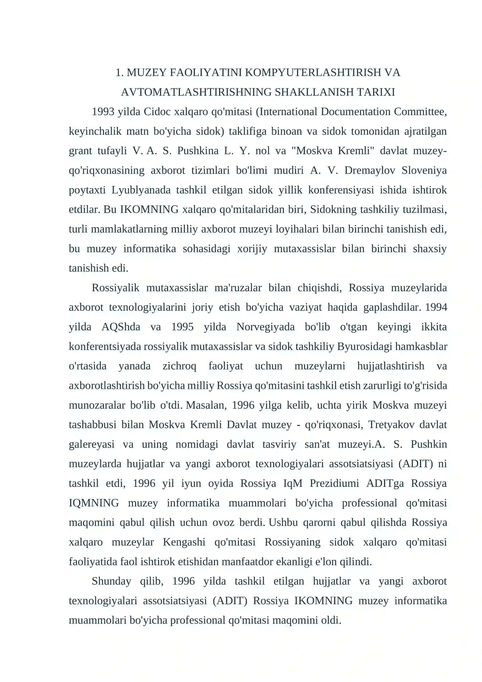 MUZIYLAR FAOLIYATIDA ZAMONAVIY TEXNOLOGIYALARDAN FOYDALANISH 3