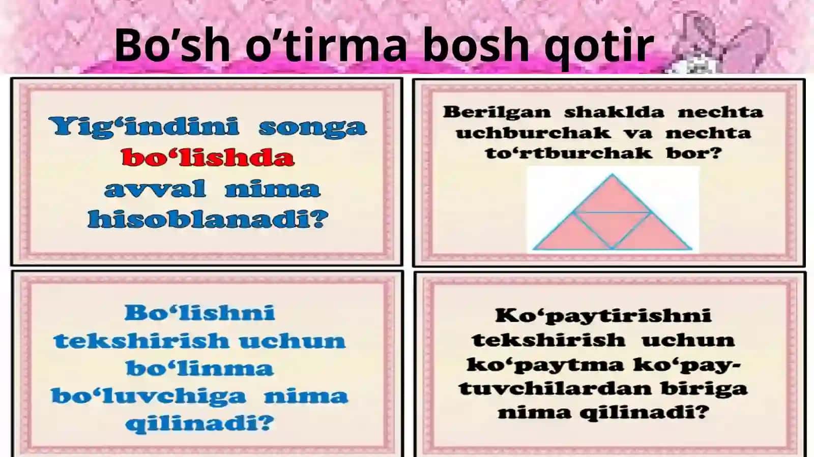 3-sinf Matematika fanidan - To'rt xonali sonlarni raqamlash taqdimoti 3
