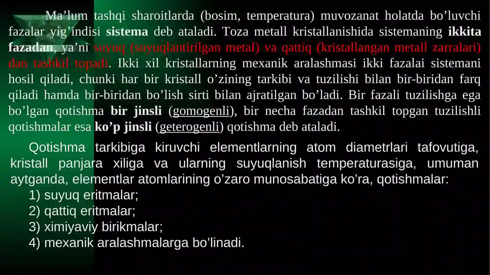 3-mavzu. Qotishmalar nazariyasining asoslari 3