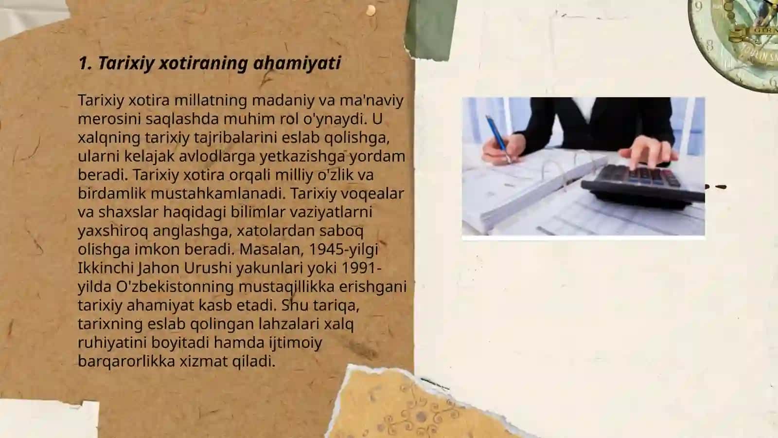 Tarixiy xotirasiz kelajak yoʻq 3