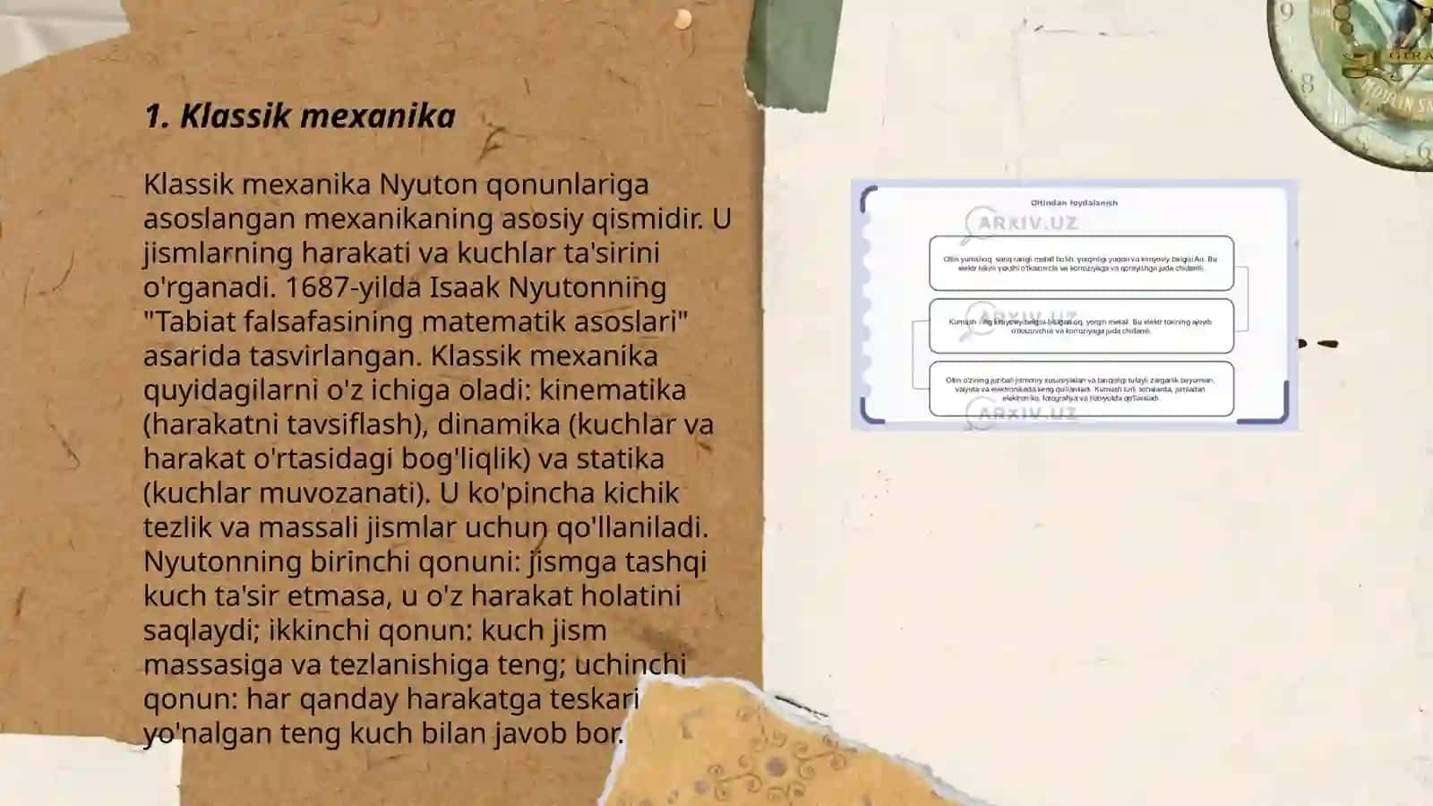 Fizik masalalarning umumiy klassifikatsiyasi 3