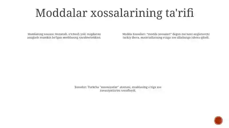 Modda Xossalari 3
