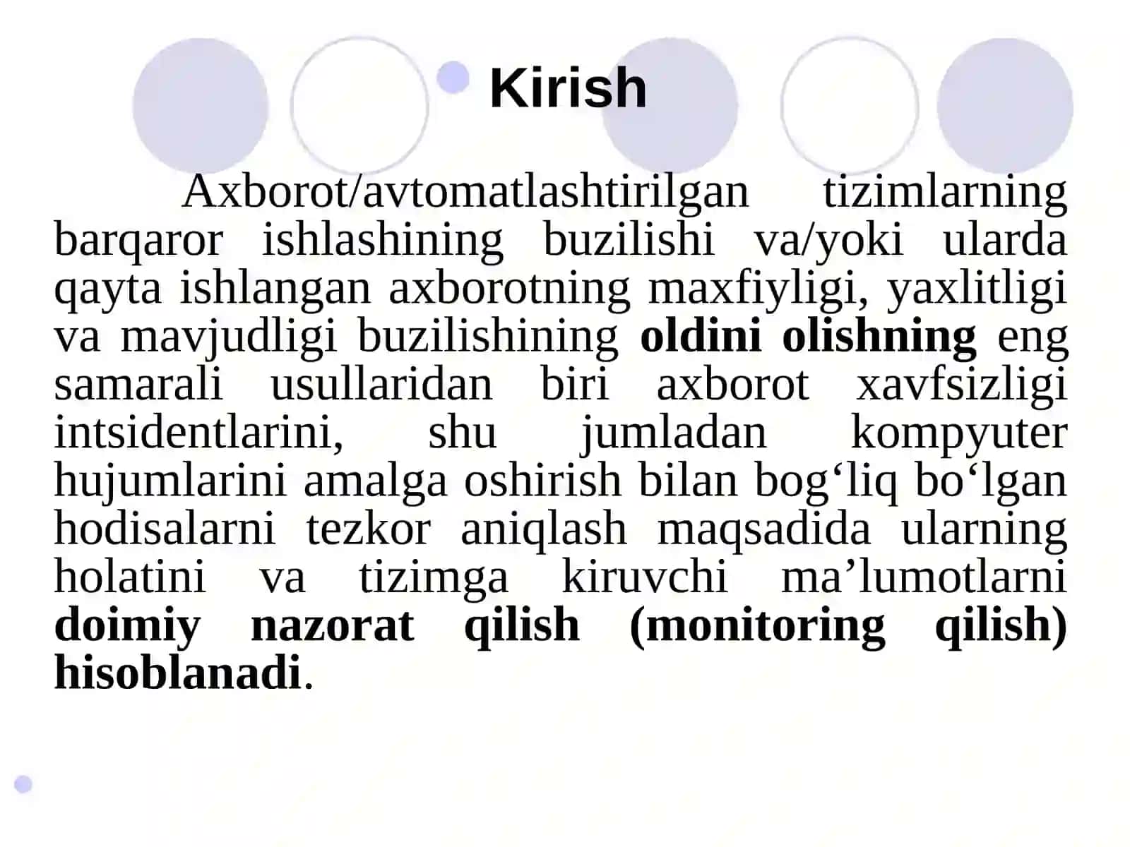 Tarmoq monitoringi va tahdidlarni aniqlash 3