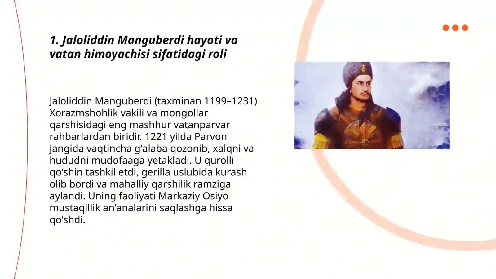 Jaloliddin Manguberdi - Vatan himoyachisi 3
