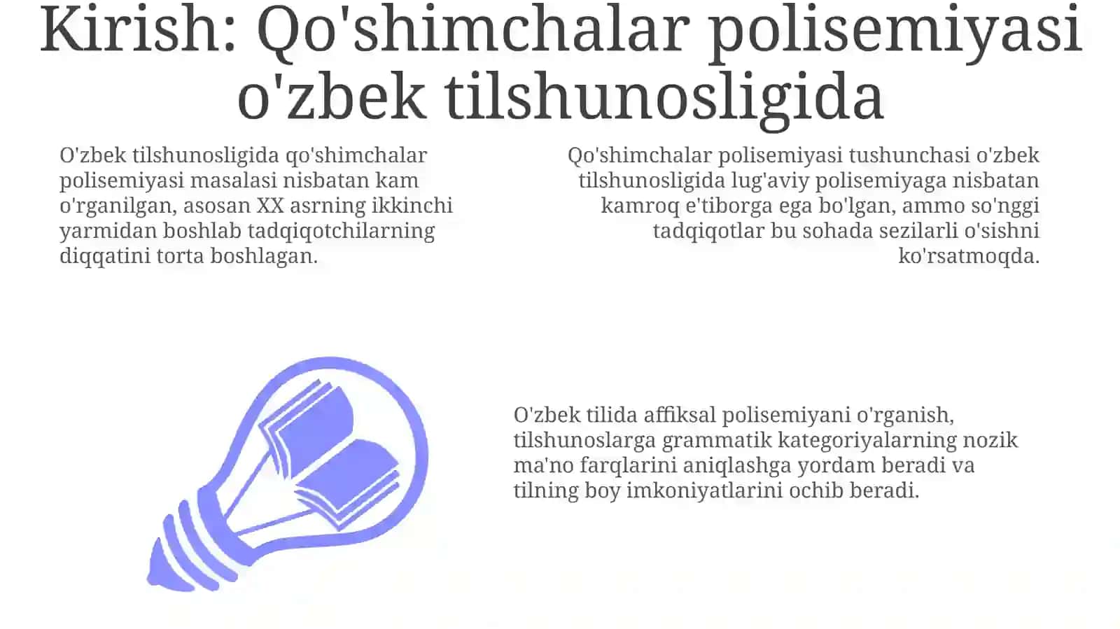 O'zbektilida affikslarning polisematik xususiyatlari 3