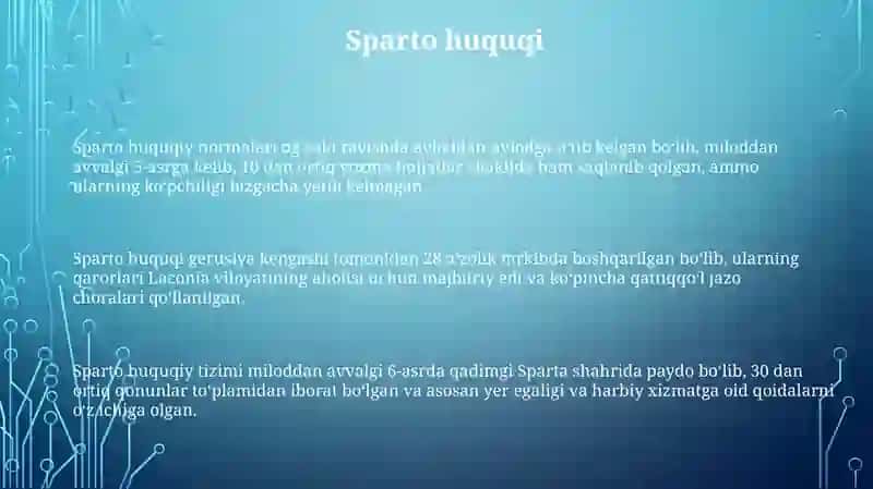 Sparto huquqiy normalari 3